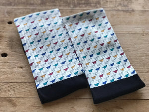 Paper Airplanes His & Hers Socks