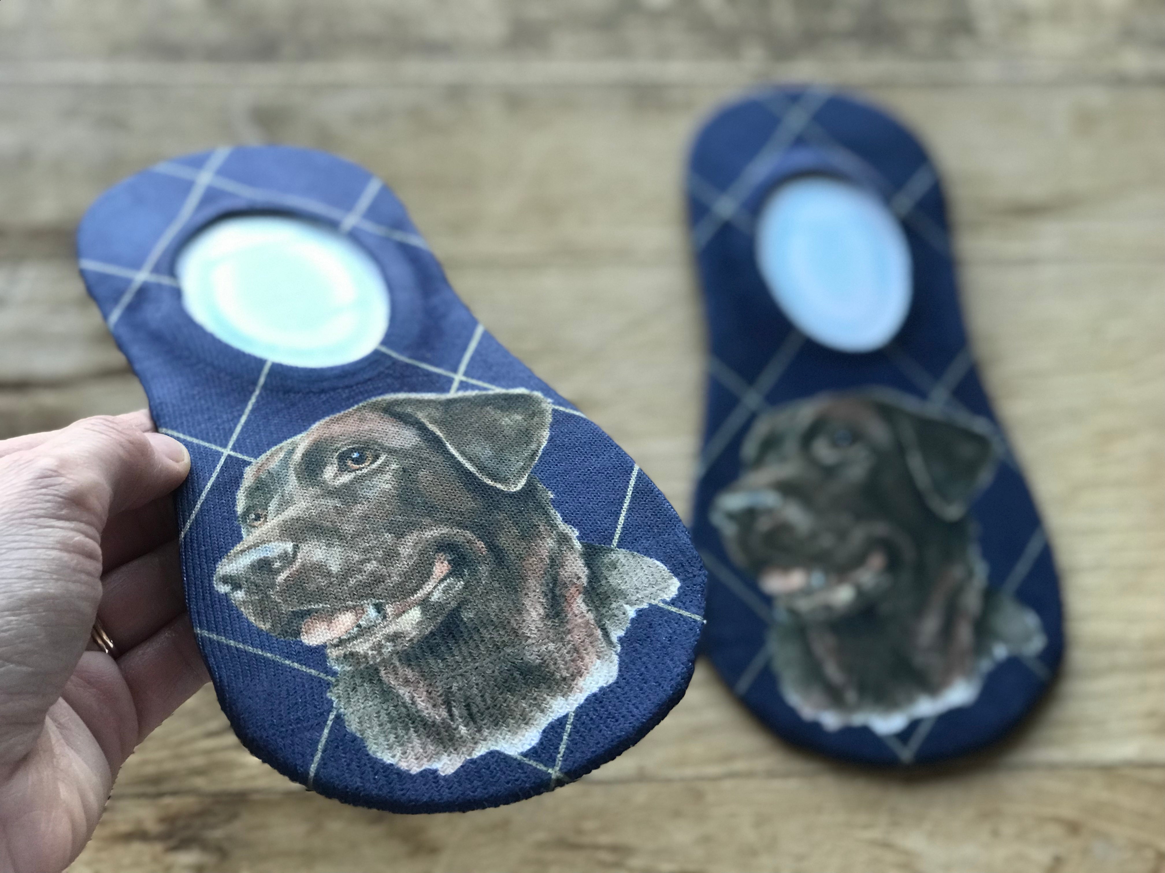 Chocolate Lab His & Hers Socks