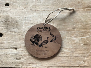 Turkey Crossing Ornament