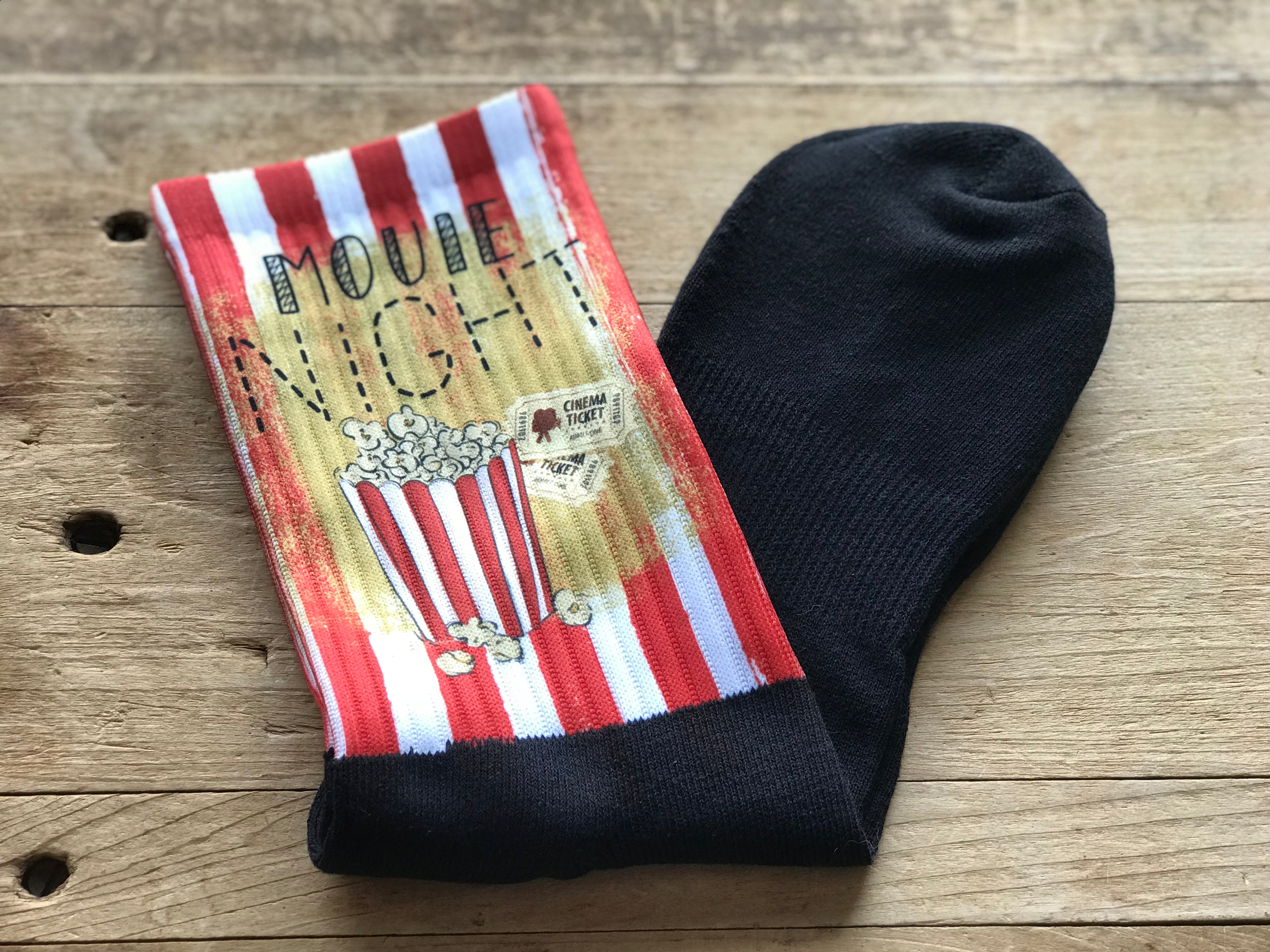 Movie Night His & Hers Socks