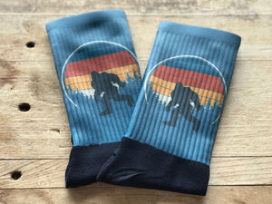 I Believe in Bigfoot His & Hers Socks