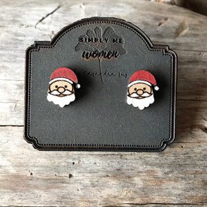 Santa Clause Stud Earrings