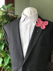 Valentine’s Day Pink Butterfly Lapel Pin