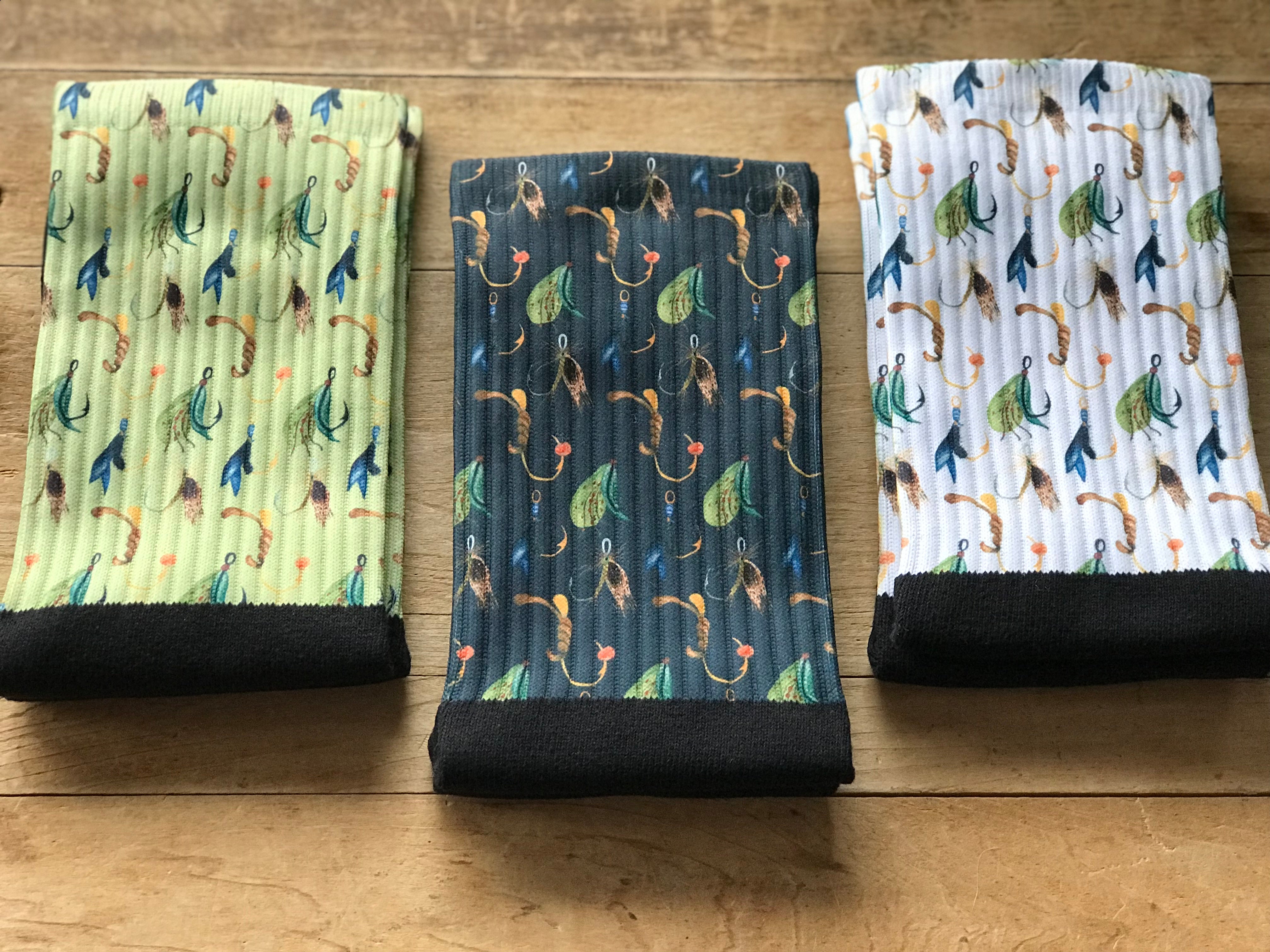 Fly Fishing Crew Socks (Set of 3)