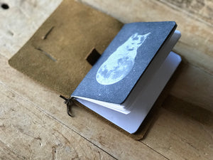Rustic Leather Pocket Notebook