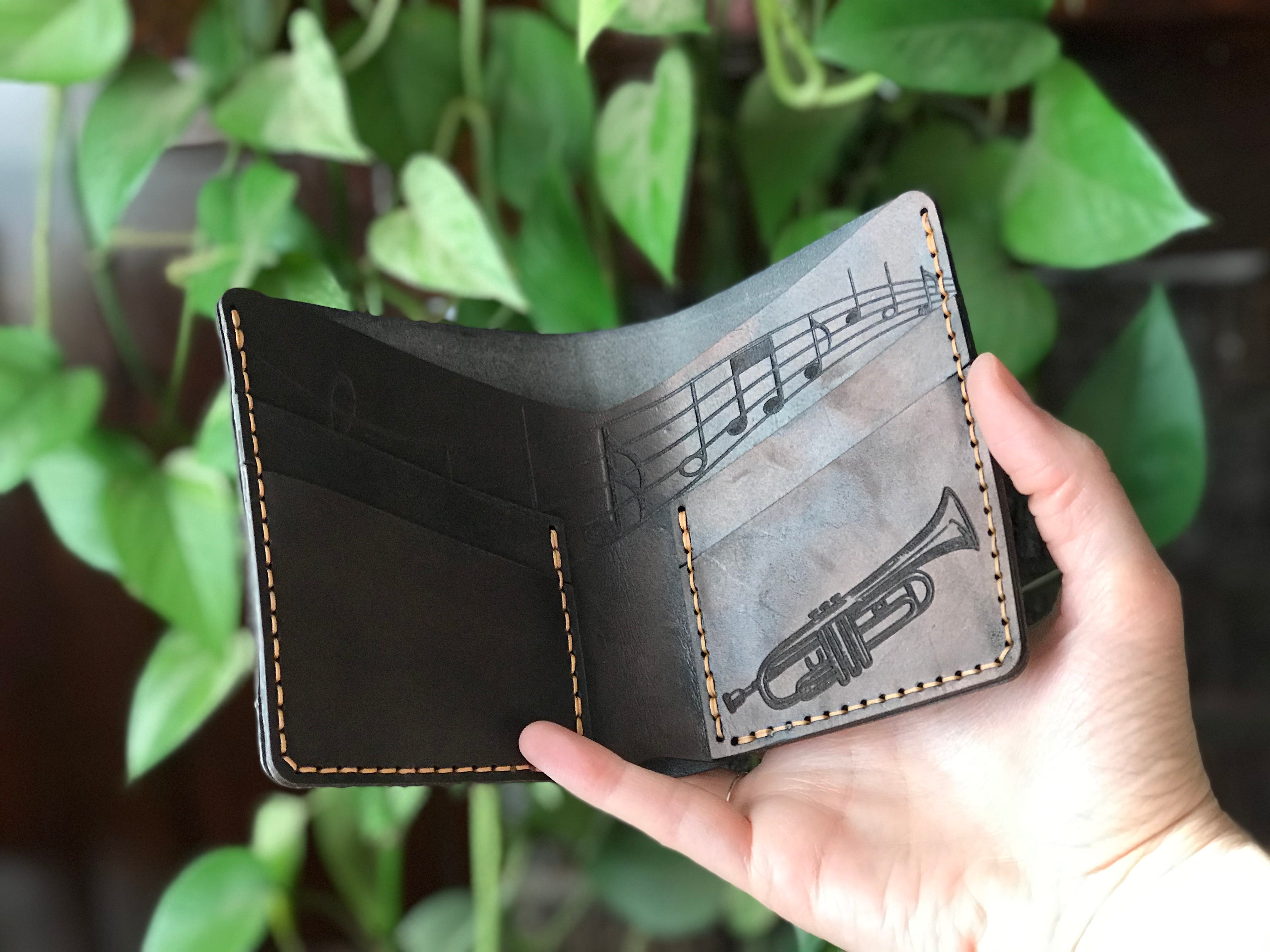 Trumpet Leather Bifold Wallet