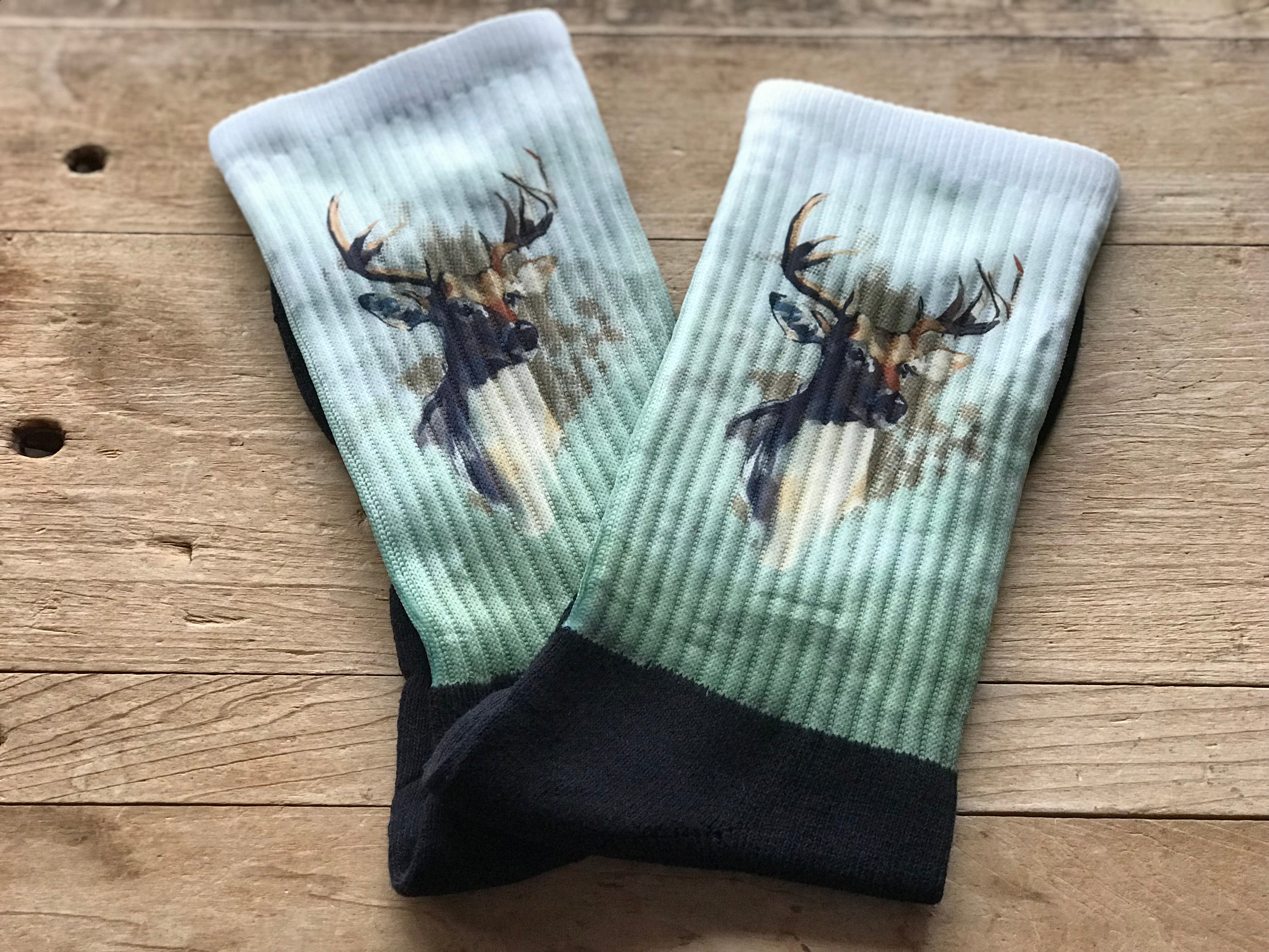 Whitetail Deer Crew Socks