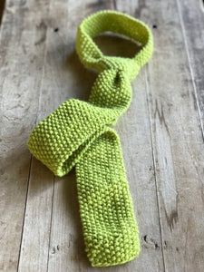Wool Hand Knit Necktie